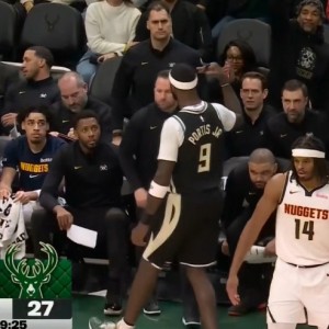 百步穿杨！波蒂斯三分命中 帮助雄鹿反超比分打停掘金