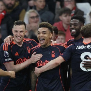 英超｜诺丁汉森林5-0桑德兰，领先降级区8分，伍德、怀特、热苏斯破门|加布里埃尔·热苏斯|伊戈尔·热苏斯|罗夫斯|安德森|吉布斯-怀特_新浪体育_新浪新闻